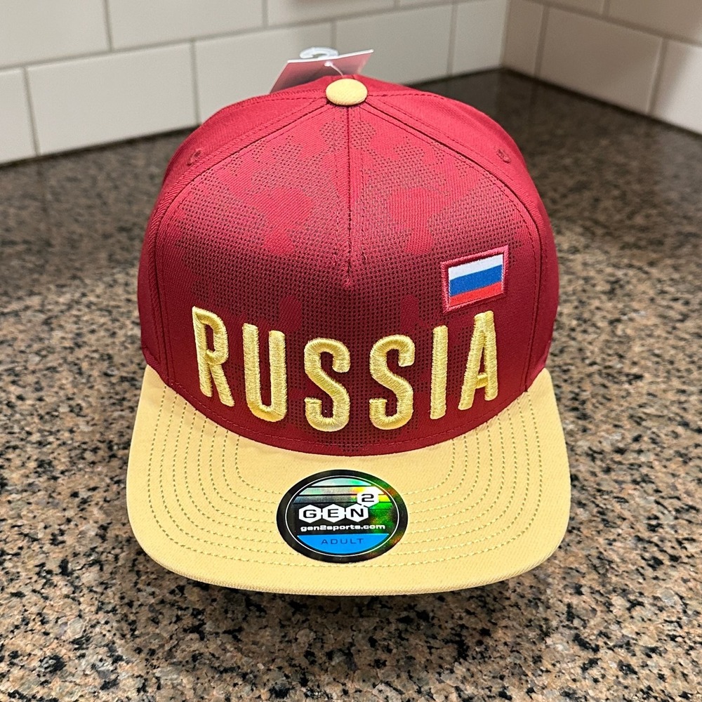 Russian Flag Embroidered Snapback GEN 2 Hat Adjustable New